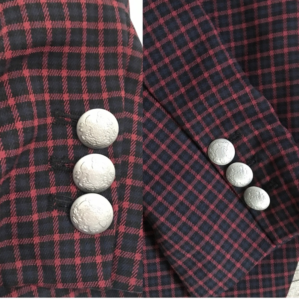 Riley & Rae Reid Mini-Checkered Blazer - Picture 7 of 13